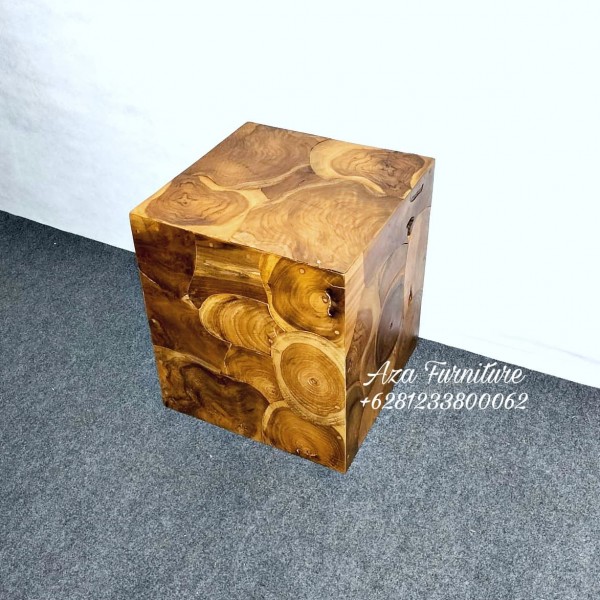 Desain Bangku Kotak Box Kayu Jati