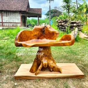 Desain Kursi Natural Akar Kayu Jati